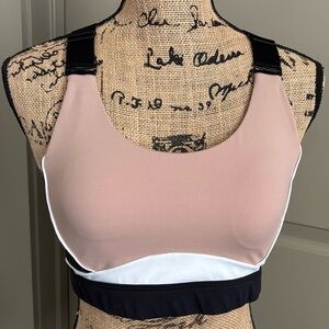 ALLFENIX 3-Tone Tan/Black/White Athletic Top